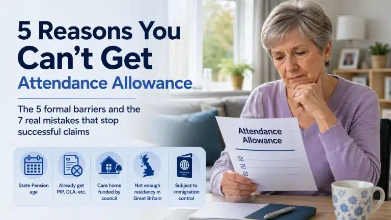 What stops you from getting Attendance Allowance - the 7 reasons claims fail